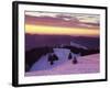 Sunrise on Belchen Mountain in Winter, Black Forest, Baden Wurttemberg, Germany, Europe-Marcus Lange-Framed Photographic Print