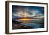 Sunrise on Boulder Beach-Robert Lott-Framed Art Print