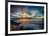 Sunrise on Boulder Beach-Robert Lott-Framed Art Print