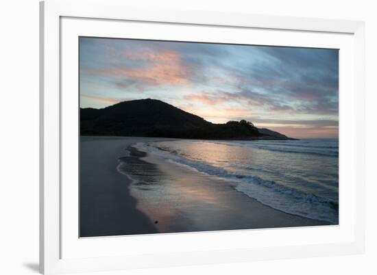 Sunrise on Camburi Beach in Brazil-Alex Saberi-Framed Photographic Print