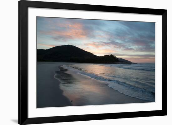 Sunrise on Camburi Beach in Brazil-Alex Saberi-Framed Photographic Print