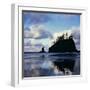 Sunrise on coast, Olympic National Park, Washington, USA-Charles Gurche-Framed Photographic Print