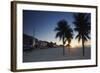 Sunrise on Copacabana Beach, Rio de Janeiro, Brazil, South America-Ian Trower-Framed Photographic Print