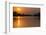 Sunrise on Cuiaba River, Northern Pantanal, Mato Grosso, Brazil-Pete Oxford-Framed Photographic Print