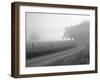 Sunrise on Foggy Frosty Morning, Cades Cove, Great Smoky Mountains National Park, Tennessee, Usa-Adam Jones-Framed Photographic Print