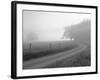 Sunrise on Foggy Frosty Morning, Cades Cove, Great Smoky Mountains National Park, Tennessee, Usa-Adam Jones-Framed Photographic Print