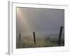 Sunrise on Foggy Frosty Morning, Cades Cove, Great Smoky Mountains National Park, Tennessee, Usa-Adam Jones-Framed Photographic Print