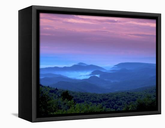 Sunrise on Grandfather Mountain-Melissa Southern-Framed Stretched Canvas