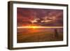 Sunrise on Great Ridge, Mam Tor, Hope Valley, Peak District National Park, Derbyshire-Neale Clark-Framed Photographic Print