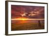 Sunrise on Great Ridge, Mam Tor, Hope Valley, Peak District National Park, Derbyshire-Neale Clark-Framed Photographic Print