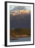 Sunrise on Kaikoura and Kaikoura Ranges, South Island, New Zealand-David Wall-Framed Photographic Print