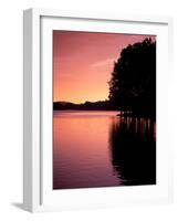 Sunrise on Lake, Arkansas, USA-Gayle Harper-Framed Photographic Print