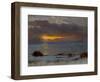 Sunrise on Lake Tahoe, California, 1872 (Oil on Paper)-Albert Bierstadt-Framed Giclee Print