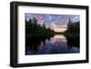 Sunrise on Little Berry Pond in Maine's Northern Forest-Jerry & Marcy Monkman-Framed Photographic Print