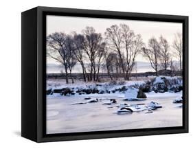 Sunrise on Loch Ba, Glencoe, Scotland, UK-Nadia Isakova-Framed Stretched Canvas