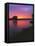 Sunrise on Longview Lake, Jackson County, Missouri, USA-Charles Gurche-Framed Stretched Canvas