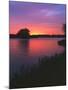 Sunrise on Longview Lake, Jackson County, Missouri, USA-Charles Gurche-Mounted Premium Photographic Print