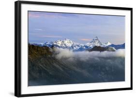 Sunrise on Matterhorn, Natural Park of Mont Avic, Aosta Valley, Graian Alps, Italy-Roberto Moiola-Framed Photographic Print