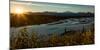 Sunrise on Mnt Denali, Trapper Creek pullout view, Alaska near Mount Denali Lodge-null-Mounted Photographic Print