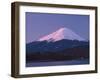 Sunrise on Mount Fuji from Lake Kawaguchi, Yamanashi Prefecture, Japan-Nigel Blythe-Framed Photographic Print