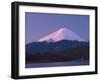 Sunrise on Mount Fuji from Lake Kawaguchi, Yamanashi Prefecture, Japan-Nigel Blythe-Framed Photographic Print