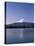 Sunrise on Mount Fuji from Lake Kawaguchi, Yamanashi Prefecture, Japan-Nigel Blythe-Stretched Canvas