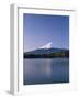 Sunrise on Mount Fuji from Lake Kawaguchi, Yamanashi Prefecture, Japan-Nigel Blythe-Framed Photographic Print