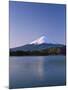 Sunrise on Mount Fuji from Lake Kawaguchi, Yamanashi Prefecture, Japan-Nigel Blythe-Mounted Photographic Print