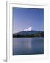 Sunrise on Mount Fuji from Lake Kawaguchi, Yamanashi Prefecture, Japan-Nigel Blythe-Framed Photographic Print