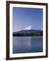 Sunrise on Mount Fuji from Lake Kawaguchi, Yamanashi Prefecture, Japan-Nigel Blythe-Framed Photographic Print