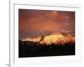 Sunrise on Mount Rainier-James Randklev-Framed Photographic Print