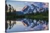 Sunrise on Mount Shuksan-James K. Papp-Stretched Canvas