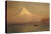 Sunrise on Mount Tacoma-Albert Bierstadt-Stretched Canvas