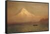 Sunrise on Mount Tacoma-Albert Bierstadt-Framed Stretched Canvas