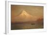 Sunrise on Mount Tacoma-Albert Bierstadt-Framed Giclee Print