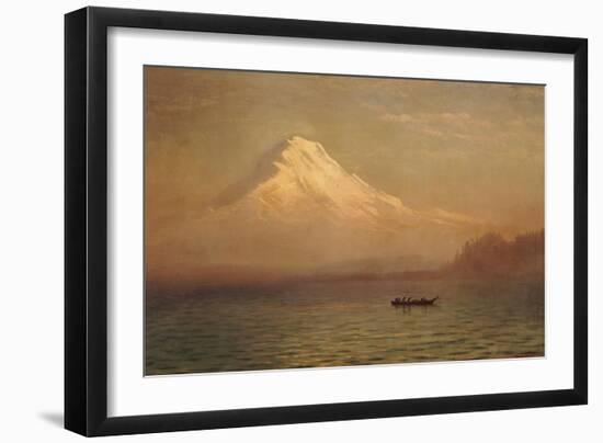 Sunrise on Mount Tacoma-Albert Bierstadt-Framed Giclee Print