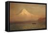 Sunrise on Mount Tacoma-Albert Bierstadt-Framed Stretched Canvas
