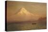 Sunrise on Mount Tacoma-Albert Bierstadt-Stretched Canvas