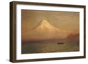 Sunrise on Mount Tacoma-Albert Bierstadt-Framed Giclee Print