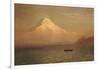 Sunrise on Mount Tacoma-Albert Bierstadt-Framed Giclee Print