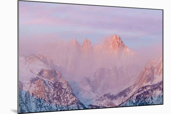 Sunrise on Mount Whitney, Lone Pine, California, USA-Jaynes Gallery-Mounted Photographic Print