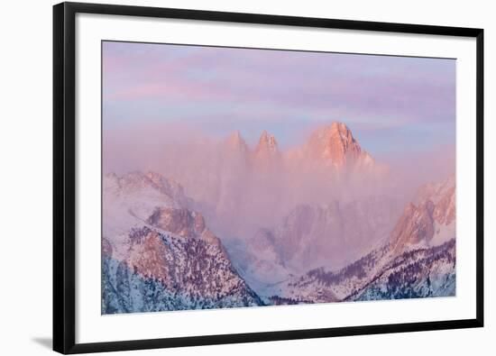 Sunrise on Mount Whitney, Lone Pine, California, USA-Jaynes Gallery-Framed Photographic Print