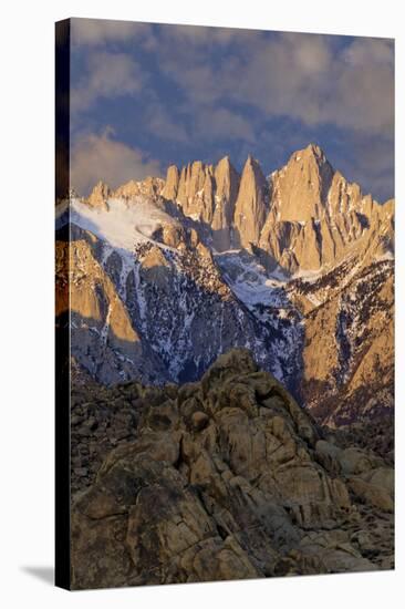 Sunrise on Mt Whitney, California, USA-Jaynes Gallery-Stretched Canvas