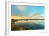 Sunrise on Myvatn Lake North Iceland Europe-Renato Granieri-Framed Photographic Print
