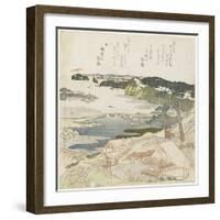 Sunrise on New Year's Day at Kanazawa-Toyota Hokkei-Framed Giclee Print