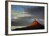 Sunrise on North Sixshooter Tower, Indian Creek, Utah-Louis Arevalo-Framed Photographic Print