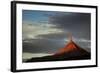 Sunrise on North Sixshooter Tower, Indian Creek, Utah-Louis Arevalo-Framed Photographic Print