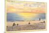Sunrise on Ocean View, Virginia-null-Mounted Premium Giclee Print