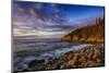 Sunrise on Otter Cliffs #4-Robert Lott-Mounted Art Print