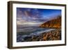 Sunrise on Otter Cliffs #4-Robert Lott-Framed Art Print